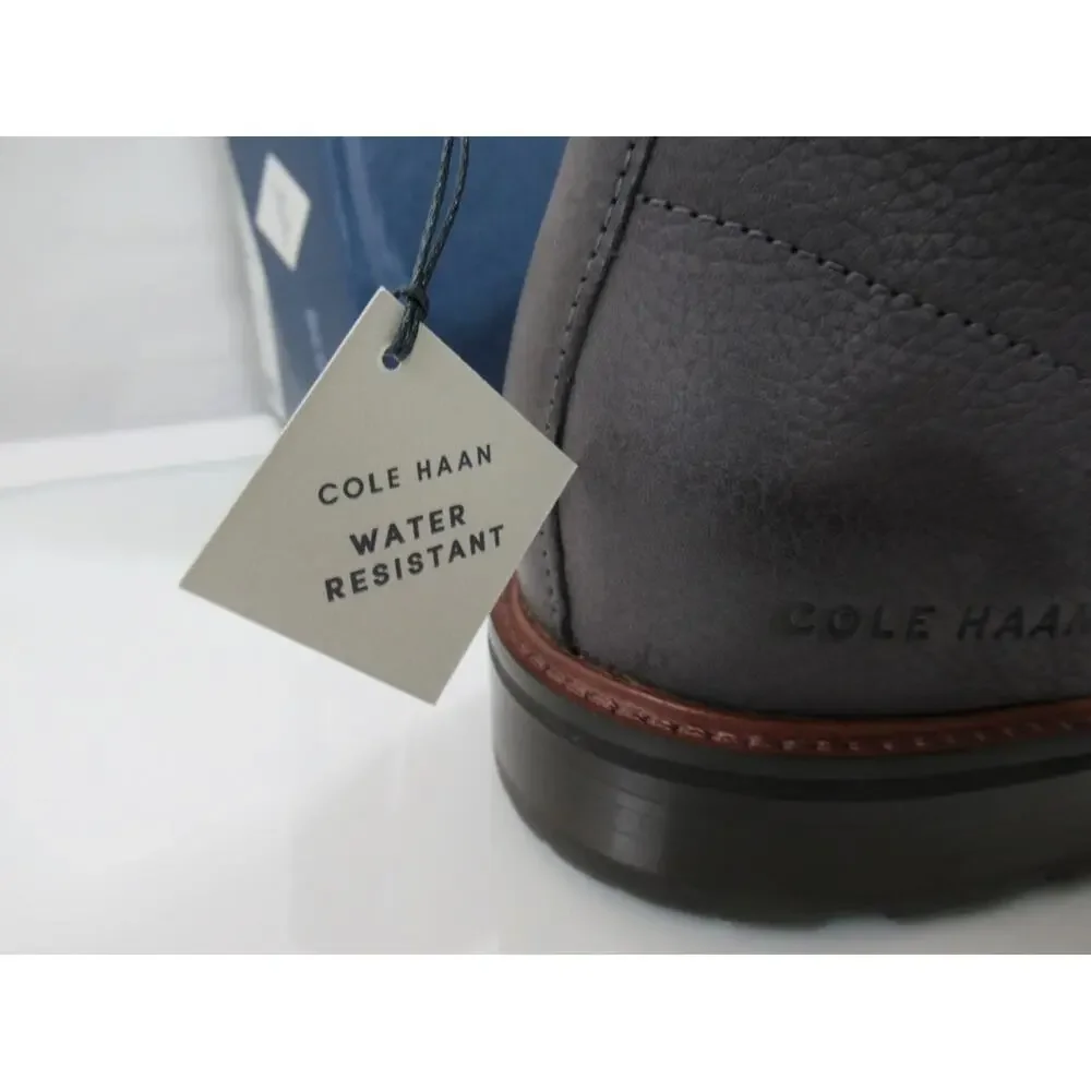 Men's Cole Haan Berkshire Size 10 M Lug Sole Water Resistant Chukka Boot Grey